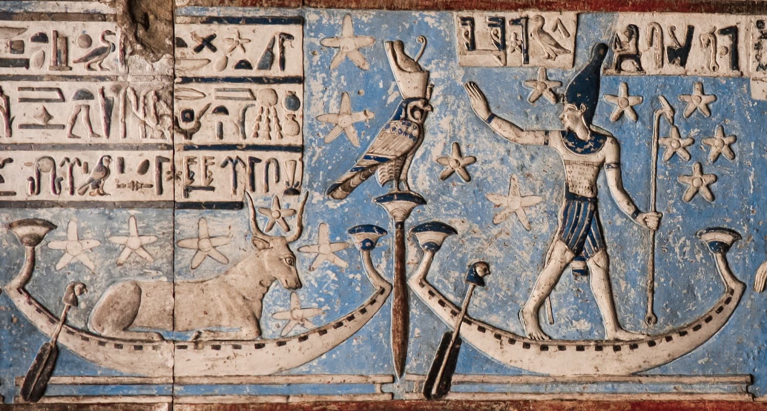 The Atlas Comet Encounters the Statues of Memnon