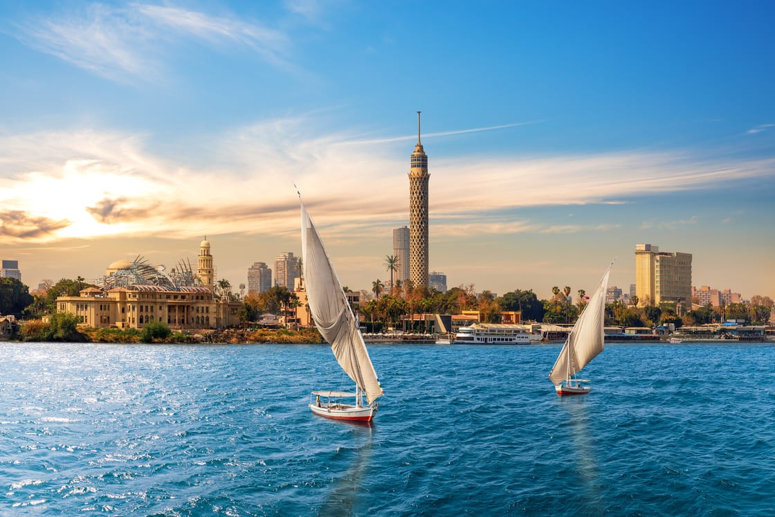 Felucca en El Cairo