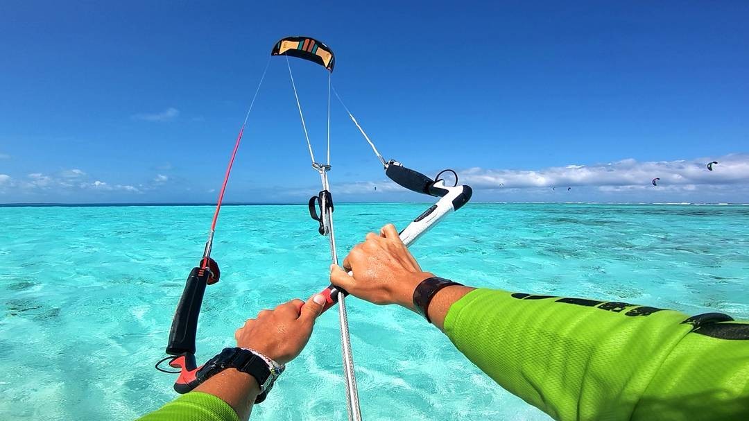 Kitesurfing in Red Sea