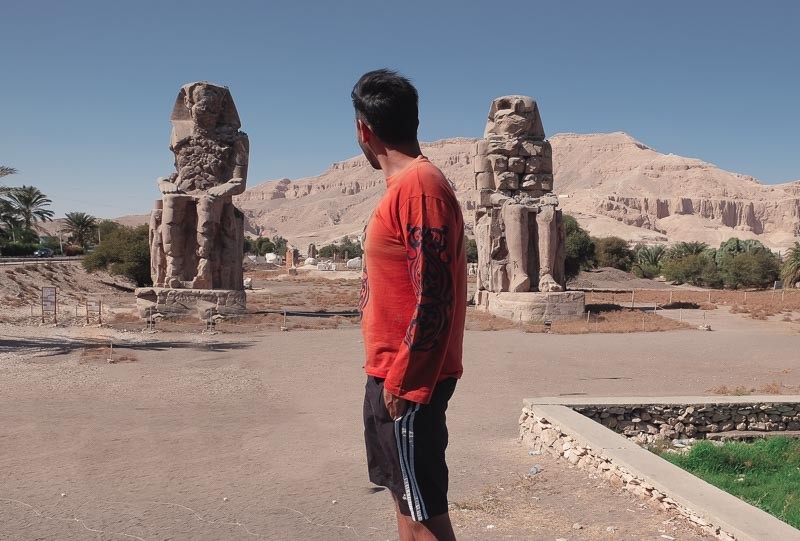 Solo travelers in Egypt