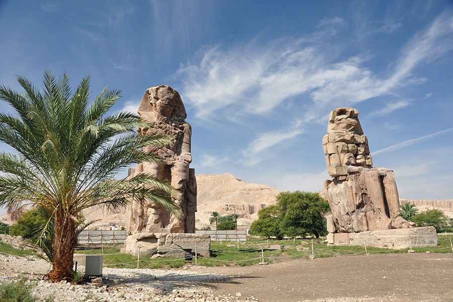 Clossail of Memnon in Luxor