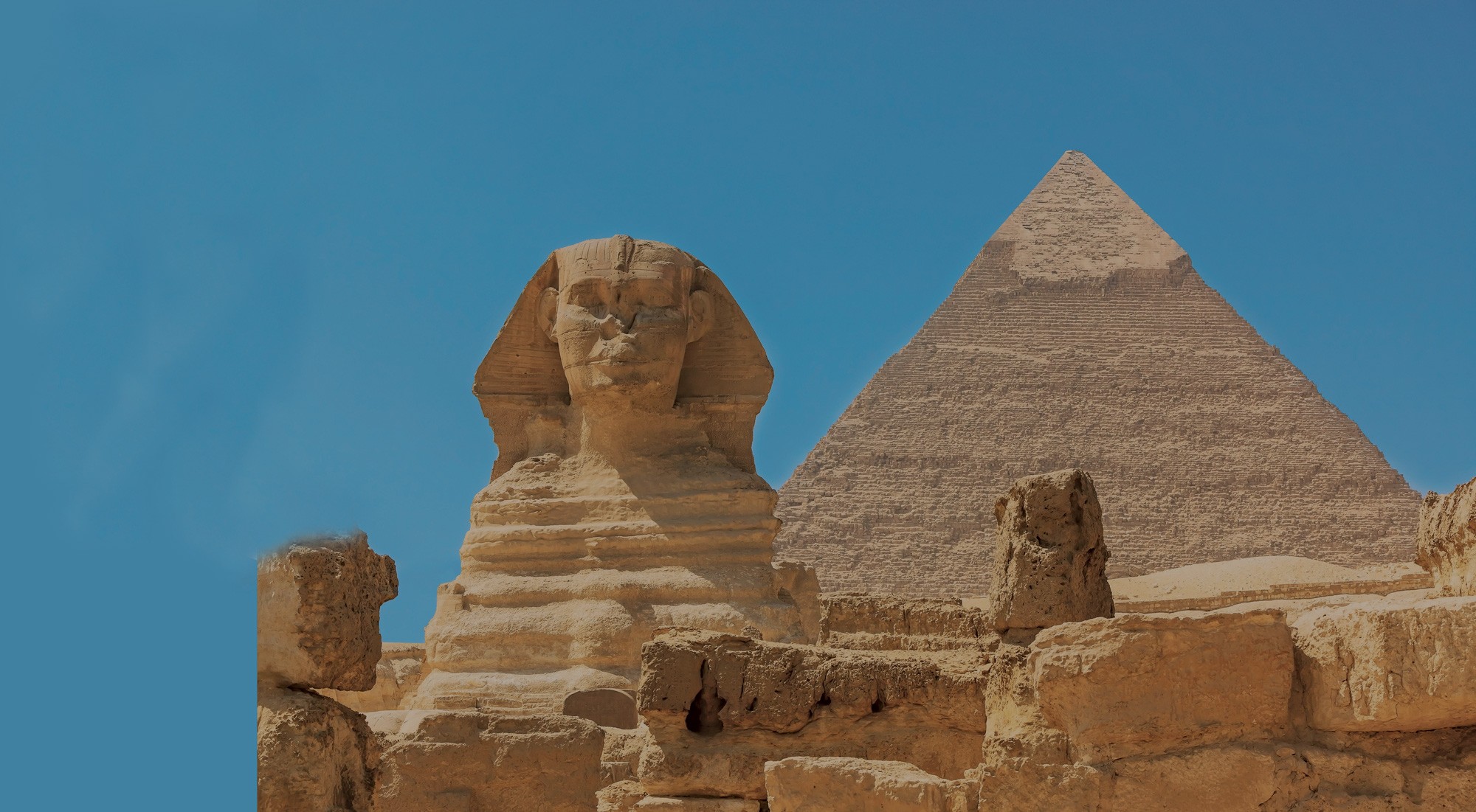 Giza Pyramids, Sphinx and Cairo Nile from Alexandria Port