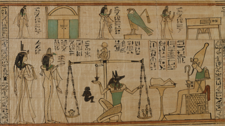 Book Of The Dead in Ancient Egyptian