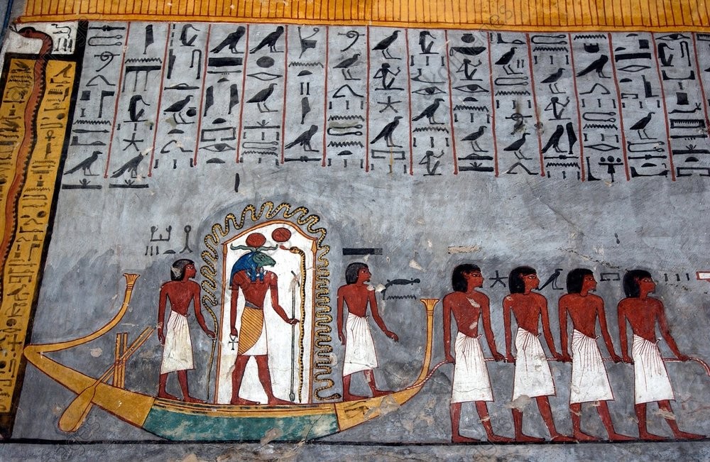 Book Of The Gate in Ancient Egyptian