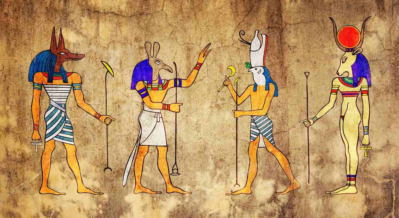 Animals gods in Ancient Egyptian