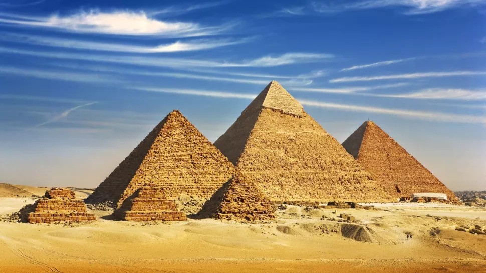 The great Giza Pyramids