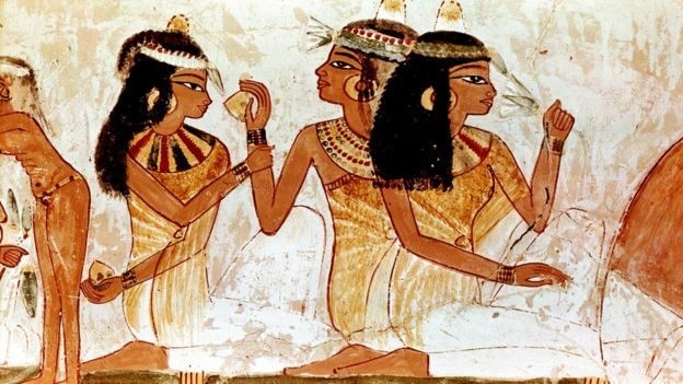 The ancient Egyptians were the first to make cosmetics