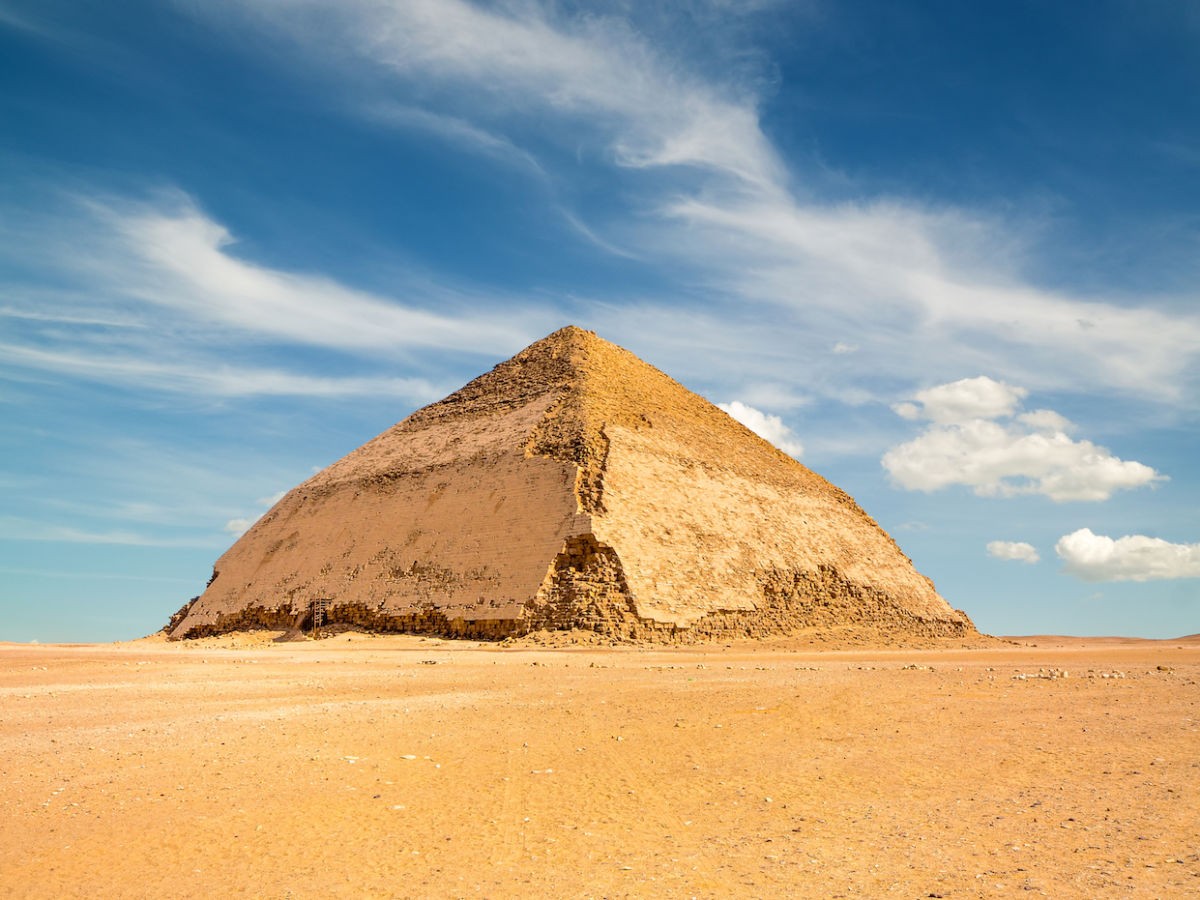 Egypt's Bent Pyramid in Dahshur
